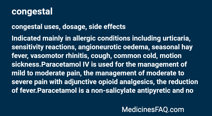 congestal