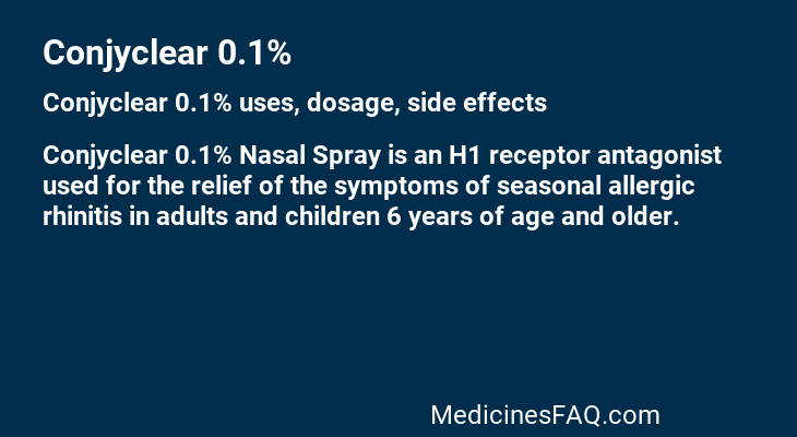 Conjyclear 0.1%