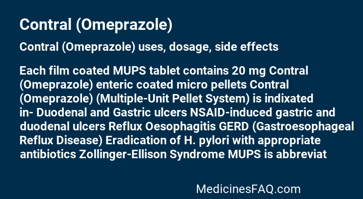 Contral (Omeprazole)