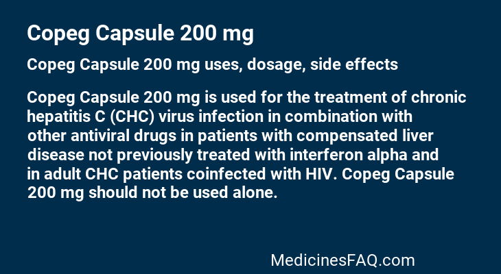 Copeg Capsule 200 mg