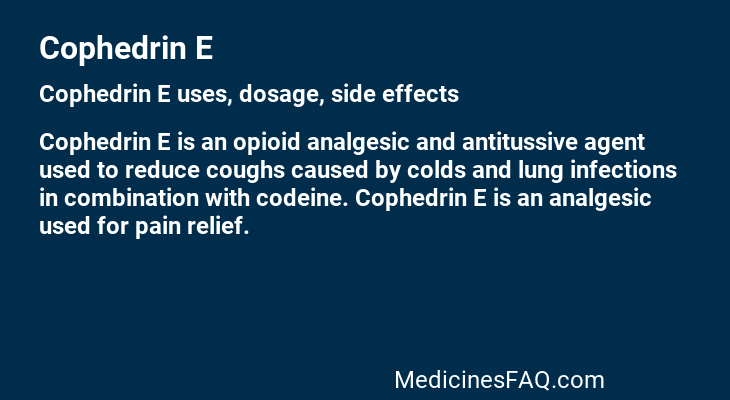 Cophedrin E
