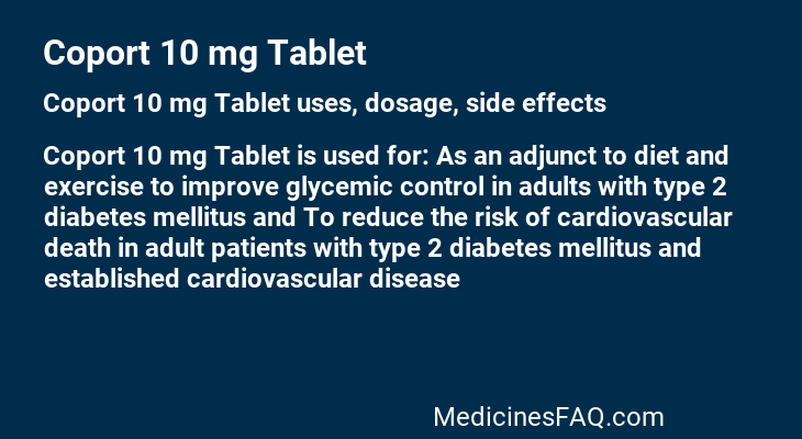 Coport 10 mg Tablet