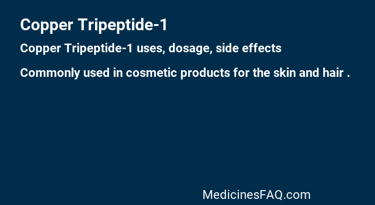 Copper Tripeptide-1