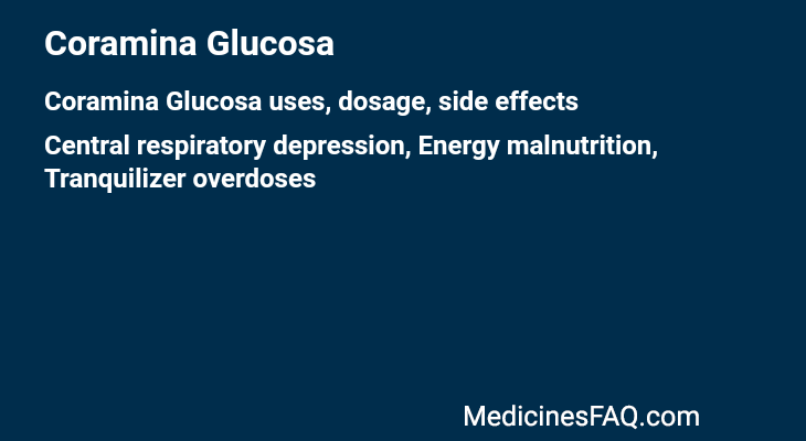 Coramina Glucosa