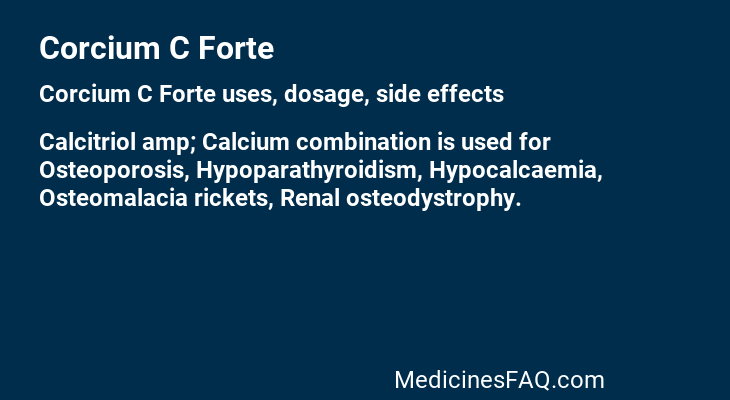 Corcium C Forte