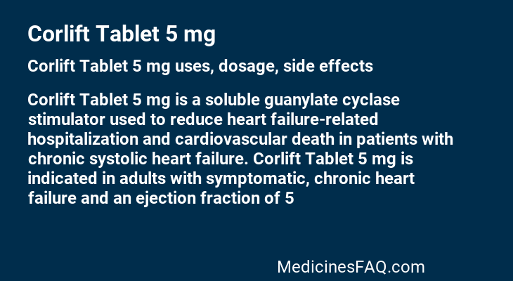 Corlift Tablet 5 mg