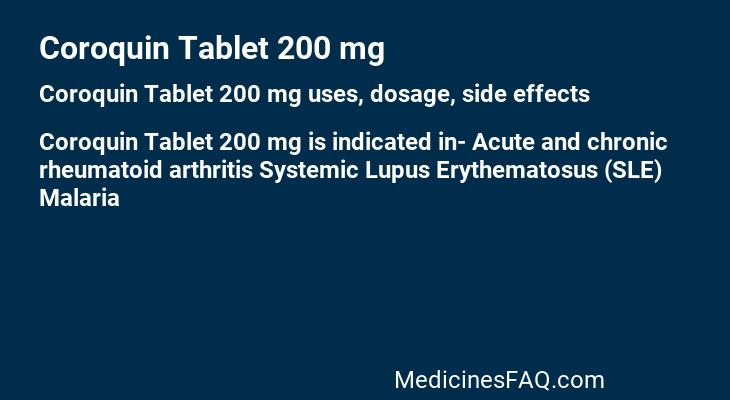 Coroquin Tablet 200 mg