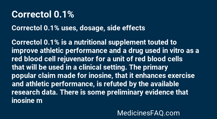 Correctol 0.1%