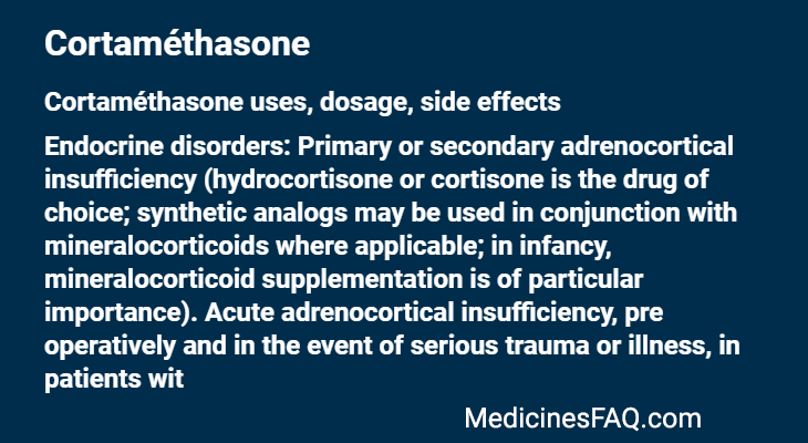 Cortaméthasone