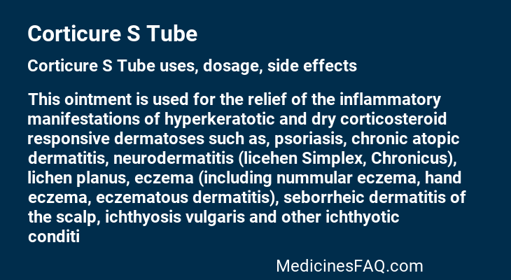 Corticure S Tube