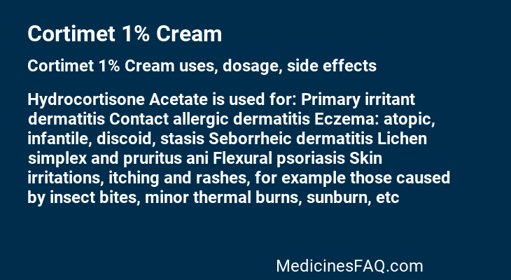 Cortimet 1% Cream