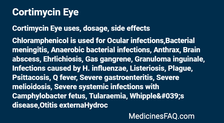 Cortimycin Eye