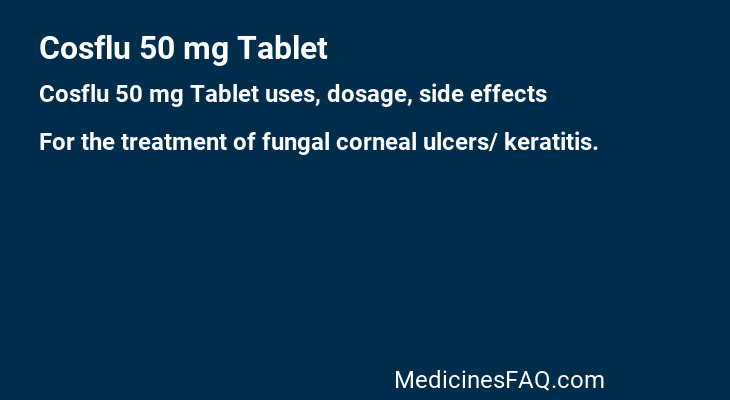 Cosflu 50 mg Tablet