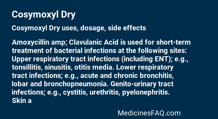 Cosymoxyl Dry
