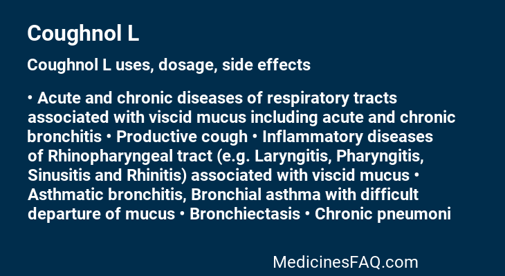 Coughnol L