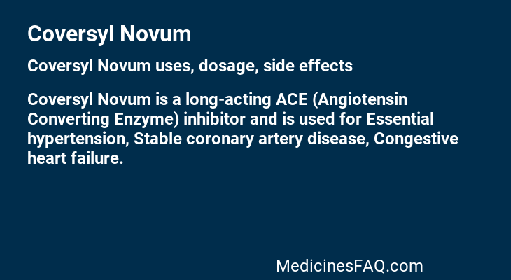 Coversyl Novum