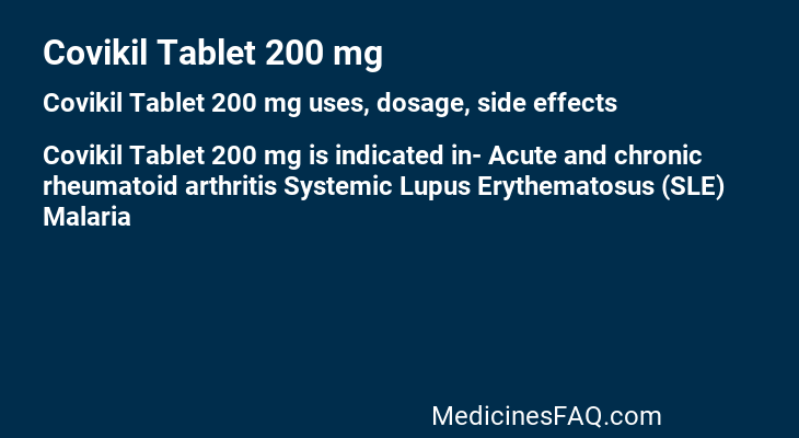 Covikil Tablet 200 mg