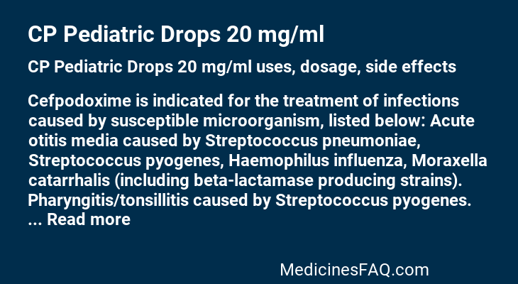 CP Pediatric Drops 20 mg/ml
