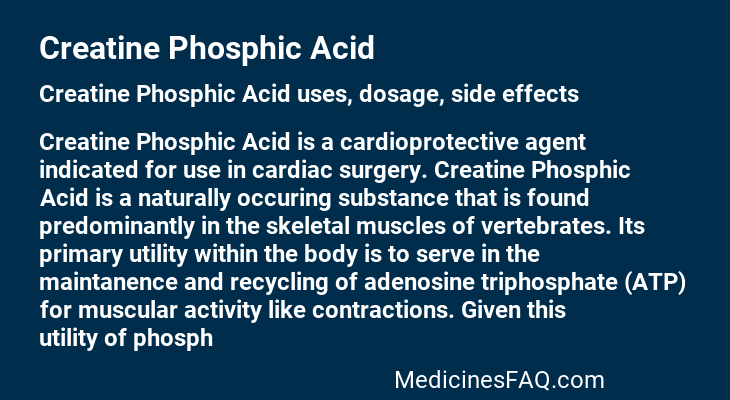Creatine Phosphic Acid