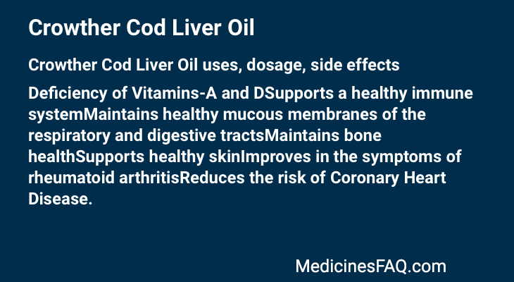 Crowther Cod Liver Oil