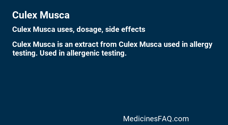 Culex Musca