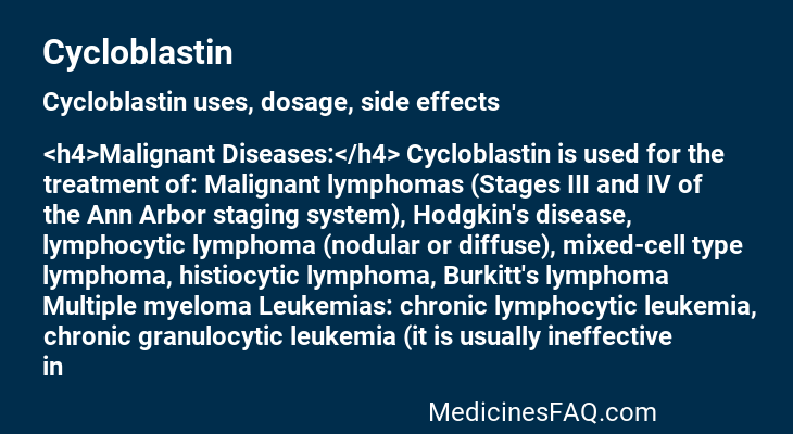 Cycloblastin