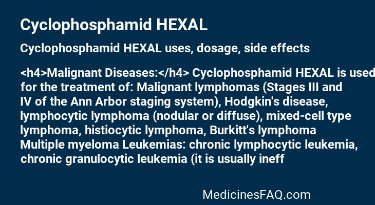 Cyclophosphamid HEXAL