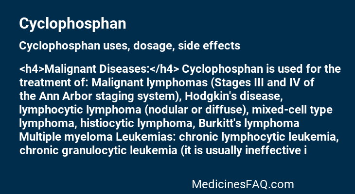 Cyclophosphan