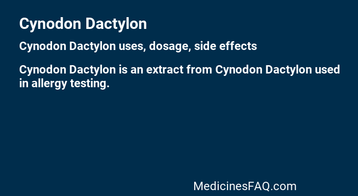 Cynodon Dactylon