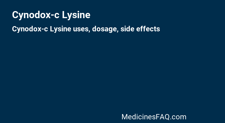 Cynodox-c Lysine