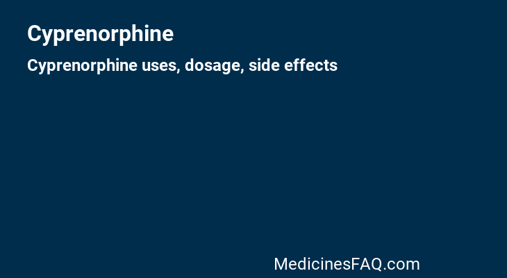 Cyprenorphine
