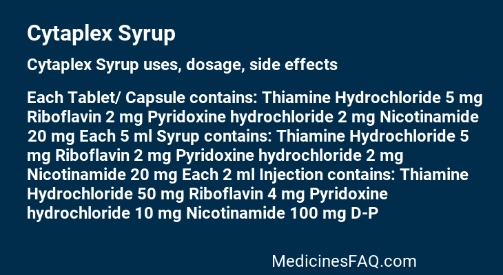 Cytaplex Syrup