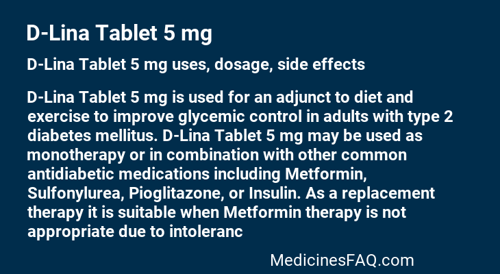 D-Lina Tablet 5 mg