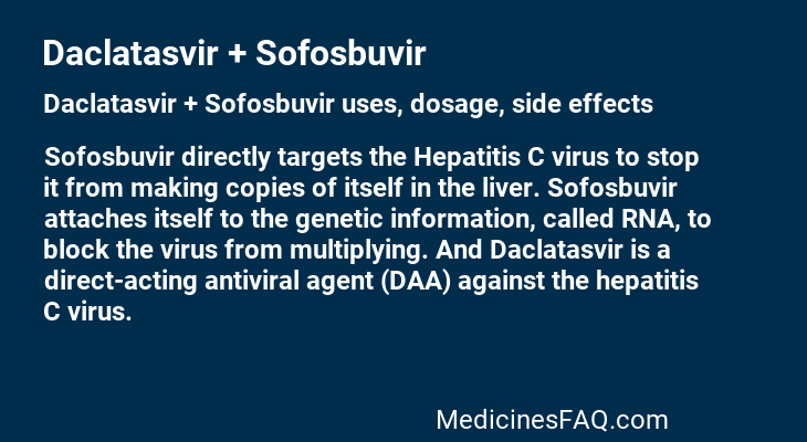 Daclatasvir + Sofosbuvir