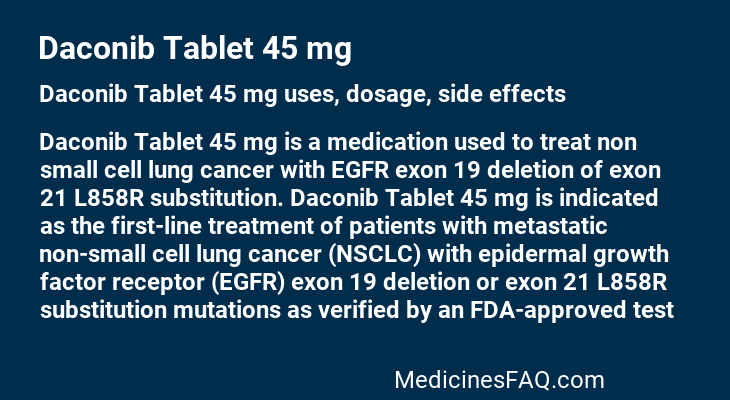 Daconib Tablet 45 mg