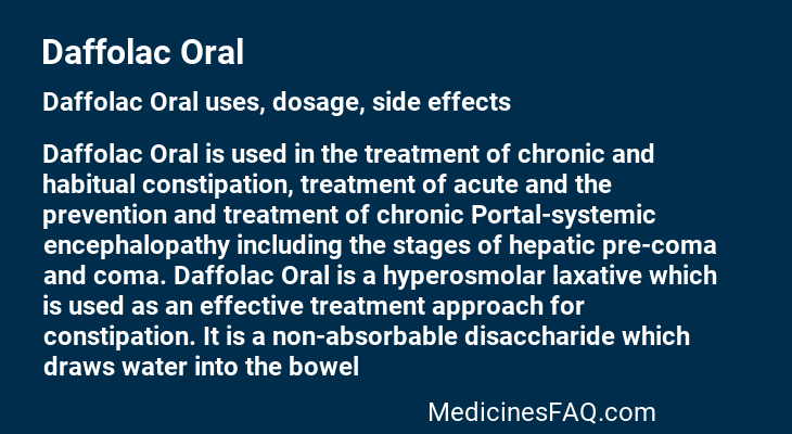 Daffolac Oral