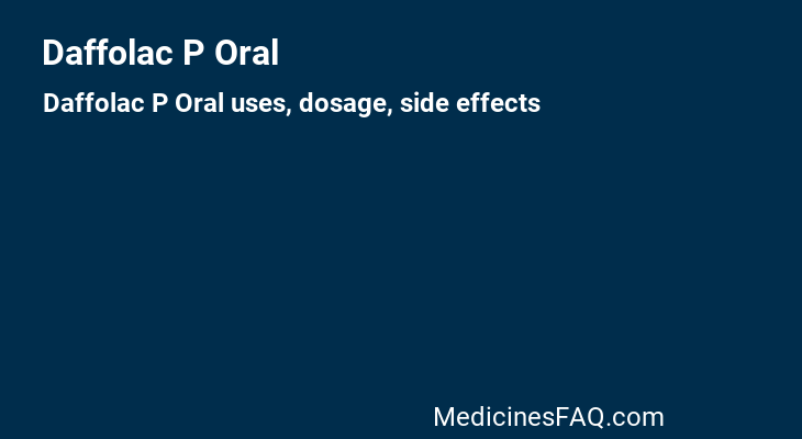 Daffolac P Oral