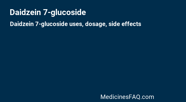 Daidzein 7-glucoside