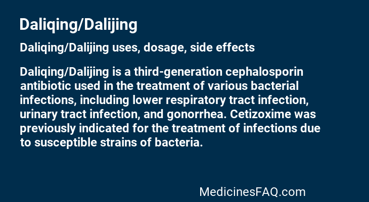 Daliqing/Dalijing