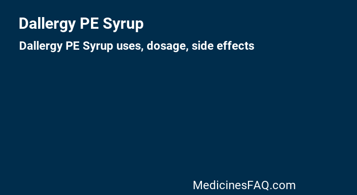 Dallergy PE Syrup