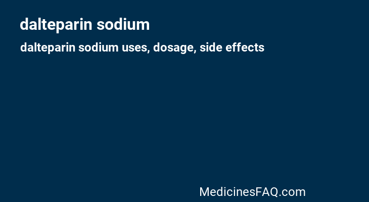 dalteparin sodium