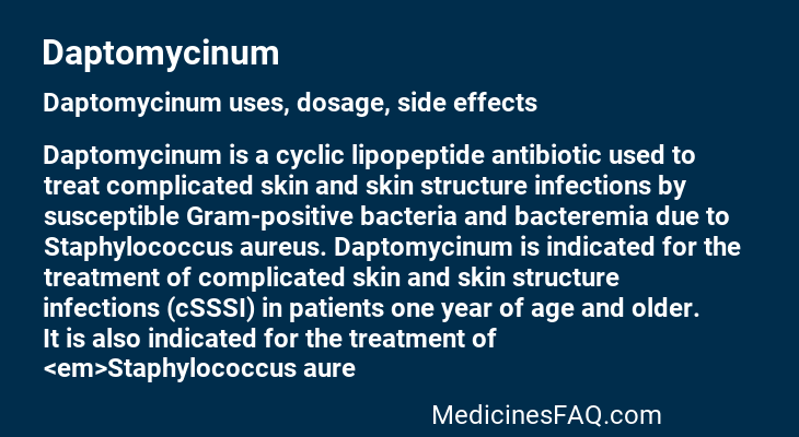 Daptomycinum