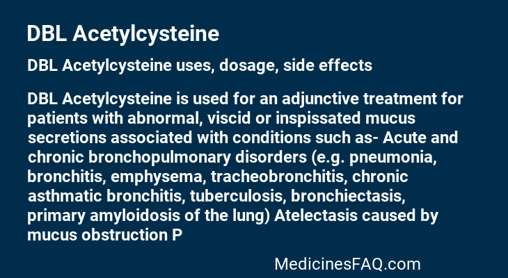 DBL Acetylcysteine