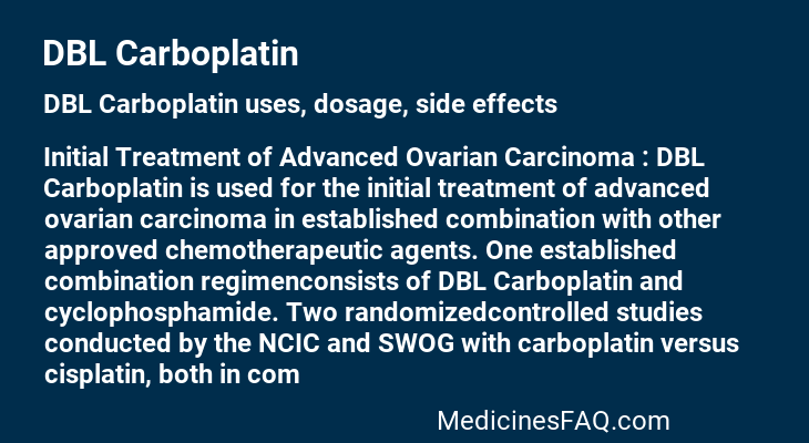 DBL Carboplatin