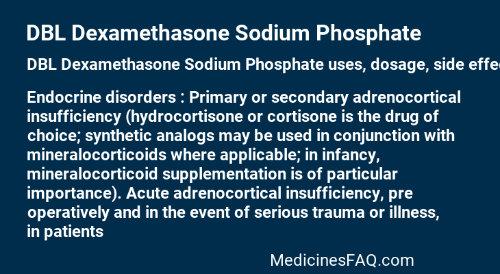 DBL Dexamethasone Sodium Phosphate