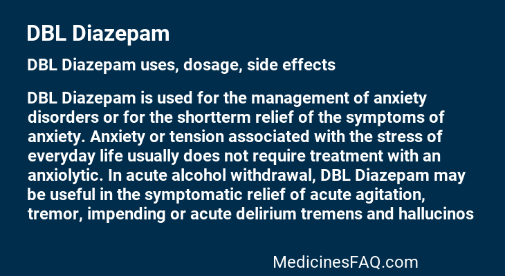 DBL Diazepam