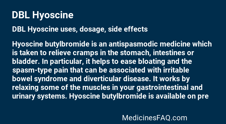 DBL Hyoscine