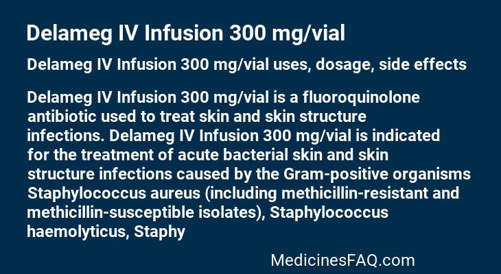 Delameg IV Infusion 300 mg/vial