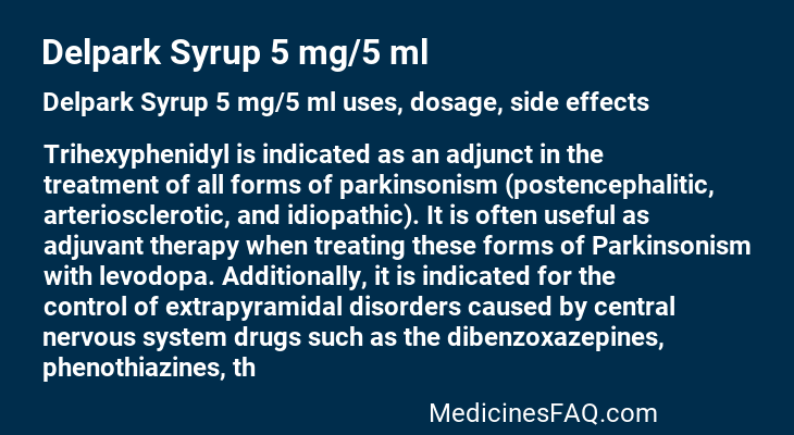 Delpark Syrup 5 mg/5 ml