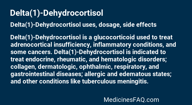 Delta(1)-Dehydrocortisol